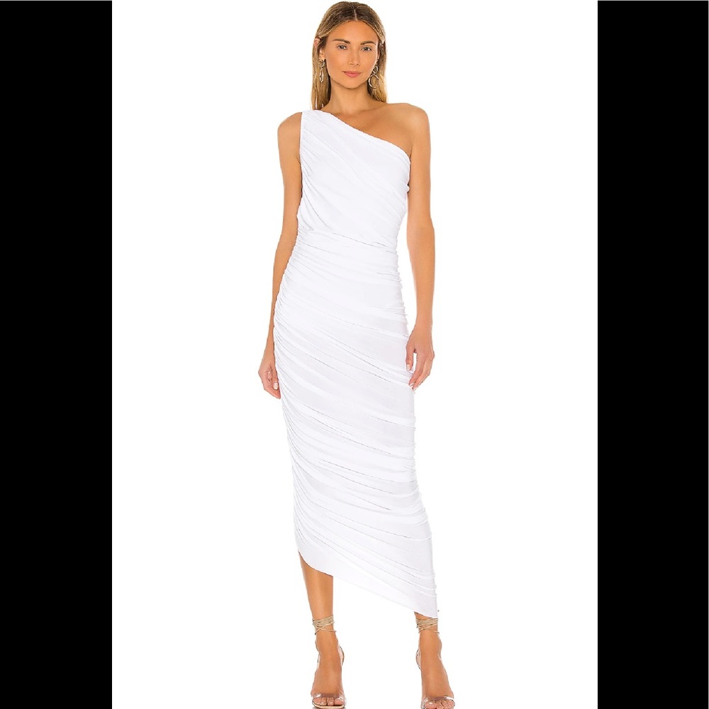 Norma Kamali Diana Gown in Snow White
